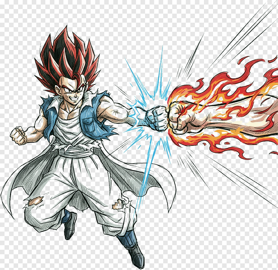 Anime-inspired athlete shadow boxing without equipment